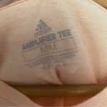 Adidas Peach  Amplifier Tee Shirt Short Sleeve Size Medium Photo 2