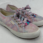 Superga LoveShackFancy Tie Dye Canvas Sneakers Shoes Women's 7 Photo 0