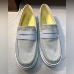 Cole Haan Grandpro Rally Canvas Penny Loafer LT Gery Women's light blue 8.5 B Photo 3