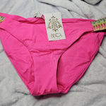 Becca  Women's Fiesta Crochet-Trim Hipster Bikini Bottoms Photo 0