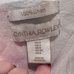 Cynthia Rowley Sleeveless Colorful Floral Linen Dress Size 4 Photo 3