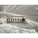 Sea Spice Resort Cotton Cover Double Slit M White Lace Crochet Smocked‎ Dress Size M Photo 10