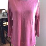 Karen Scott  Lux Rolled-neck Pink Orchid Sweater Photo 1