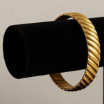 60's Vintage‎ Monet Womens Chunky Gold Tone Hinged Embossed Cuff Bangle Bracelet Photo 0