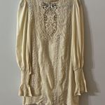 Free People Mini Dress Size XS Cream FP One Vienna- NWT Photo 2