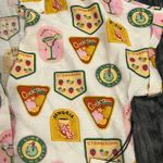 Milk and Honey Colorful Graphic Button-Up Shirt by  Size M Photo 1