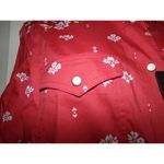Wrangler Retro coral pearl snap 100% cotton western shirt M NWT Photo 2