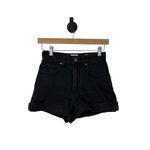 Cotton On Women’s High Flashback Denim Shorts in Black Size 25 Photo 1