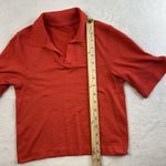 Lululemon  Sz 0 Swiftly Tech Relaxed-Fit Polo Shirt Cropped Hot Heat / Red Glow Photo 9