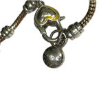 Pandora Moments Snake Murano Beads Charm Bracelet Photo 4