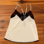 Lemon Tart Stitch Fix Black White Camisole Lace Blouse Womens Small NEW Photo 2
