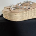 Marc Fisher  Jalyn Natural Flatform Espadrille‎ Sandals Size 7.5M Photo 3
