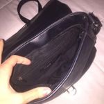 Black Rivet Faux Fur Black Crossbody Purse Photo 3