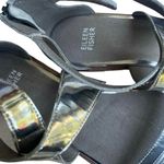 Eileen Fisher Cici silver mirrored strappy sandal Photo 4