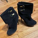 Rachel Zoe Leather Designer Suede Luxury Ankle Heeled Booties Photo 2
