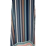 Vince Camuto  Sleeveless Asymmetrical Hem Striped
Dress Size XXL Photo 3
