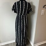 Miami  Black Floral Maxi Dress in Size Medium Photo 3