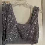Windsor Silver Sequin Jumpsuit Size XS Photo 10