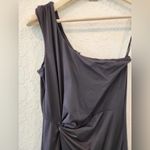 Bardot  Avril One-Shoulder Maxi Black Dress Sz 6 Photo 3