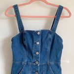 Abercrombie & Fitch Blue Denim Button Front Mini Dress XS Photo 2