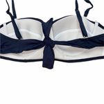 Echo Solid Black Tie Back Bikini Swim Top Women's Size Large Photo 6