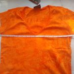 90's Vintage Polo Jeans Co Ralph Lauren V Neck Top Orange Size M Photo 4