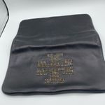 Tory Burch Authenticated Black Leather Clutch Bag with Studded Design Photo 4