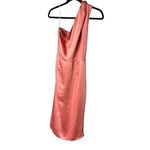 Elliatt Cassini Women's L Pink One-Shoulder Midi Dress Party/Cocktail Photo 2