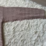 Madewell Sweater Donegal Belmont Mockneck in Coziest Yarn Blush Pink XL Photo 11