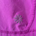 Athleta women's fuchsia athletic shorts size small panty lined and pockets Photo 4
