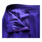 Valentino Garavani Valentino Miss V Italy Purple Lana Wool Pencil Skirt Women's Size 46/12 Photo 5