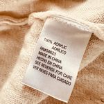 Carol Rose Size M Belted Red Hooded Cardigan Sweater Top Blouse Women Tan Size M Photo 6