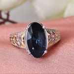 Swavorski Swarovski Blue and Gold Ring Photo 1