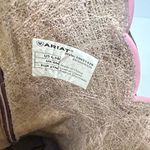 Ariat Brown and Pink Western Ankle Boots Photo 9