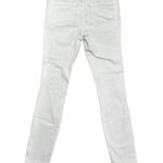 frame denim FRAME Le Skinny de Jeanne Ripped Distressed Skinny Jeans White Casual Size 26 Photo 4