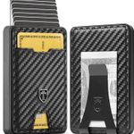 Swype Slim Wallet for Men with Money Clip Metal RFID Blocking Mens Wallet Front Photo 0