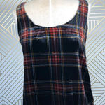 J.Crew Velvet Tank Top in Stewart Tartan Plaid Photo 2