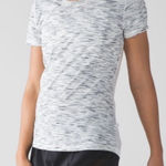 Lululemon Beat the Heat Short Sleeve Top S Tiger Space Dye Photo 0