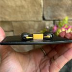 Kate Spade Authentic Black leather Card Holder with Bow Accent Photo 3