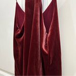 Bishop and Young Velvet Spaghetti Strap Tank in Burgundy Size Medium Photo 4