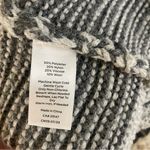 Haven Well Within Gray Striped Mock Neck Sweater M Chunky Knit Cozy Size M Photo 5