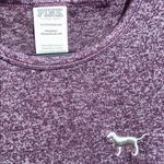 PINK - Victoria's Secret Victoria's Secret Pink Marled Purple Sweater Photo 6