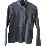 Kenneth Cole  Cotton  Blend Military Buttons Gray Warm Cozy Women’s Sweater SZ PM Photo 0