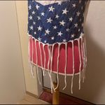 Rue 21 USA American Flag Sleveless Crop tee size M Photo 1