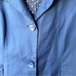 Pendleton  Water Repellant Rain Coat Women's Royal Blue Polka Dot Lining Medium Photo 6