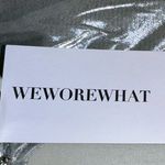 We Wore What NWT  Asymmetrical Silver Cut-out Dress - large Photo 5