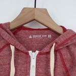 American Giant Women's Lightweight Full Zip Size XS Made In USA Red Photo 2