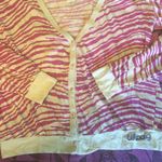 Billabong  Gray Purple Animal Print Cardigan EUC L Photo 5