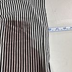 Talbots  Scoop Neck SS Stretch Striped Knit T-Shirt Black White‎ Size 2X 2XP Photo 5