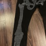 Mnml streetwear studded skeleton jeans black 29 Halloween Photo 4